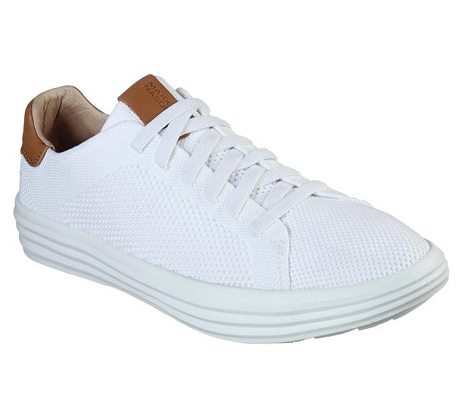Zapatos Sin Cordones Skechers Hombre - Shogun Blanco HORMF6751
